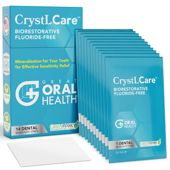 CrystLCare™ Biorestorative Dental Strips with Nano Hydroxyapatite for Enamel Strengthening