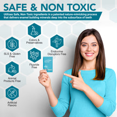 CrystLCare™ Biorestorative Dental Strips with Nano Hydroxyapatite for Enamel Strengthening