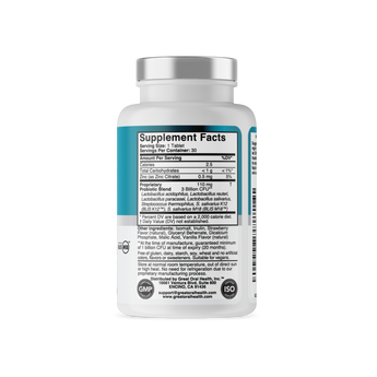 Kids Dental Oral Probiotics with BLIS K12 & M18 – 7 Strains, 6 Billion CFU (Strawberry-Vanilla Flavor)