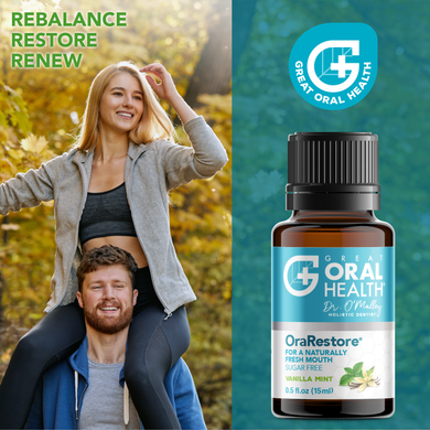 OUT WITH THE BAD, IN WITH THE GOOD!    Patented Great Oral Health System: Advanced Oral Probiotics, Remineralizing Toothpaste and Essential Oil Blend