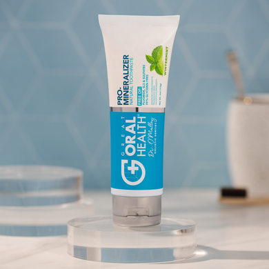 OUT WITH THE BAD, IN WITH THE GOOD!    Patented Great Oral Health System: Advanced Oral Probiotics, Remineralizing Toothpaste and Essential Oil Blend