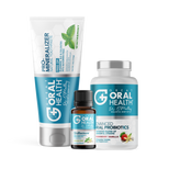 OUT WITH THE BAD, IN WITH THE GOOD!    Patented Great Oral Health System: Advanced Oral Probiotics, Remineralizing Toothpaste and Essential Oil Blend