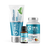 OUT WITH THE BAD, IN WITH THE GOOD!    Patented Great Oral Health System: Advanced Oral Probiotics, Remineralizing Toothpaste and Essential Oil Blend